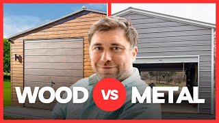 Should You Build A Wood Or Metal Garage [upl. by Ramsey]