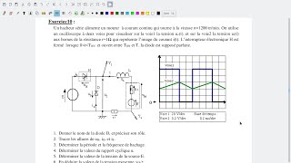 Correction exercice10  Hacheur [upl. by Neelya465]