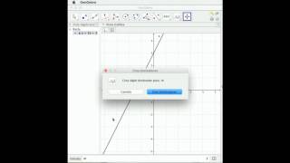 CÓMO GRAFICAR FUNCION LINEAL EN GEOGEBRA Graphic linear function GeoGebra [upl. by Ahtimat]