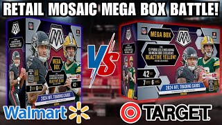 TWO CASE HITS 2024 Panini Target amp Walmart Mosaic Mega Box Review [upl. by Wistrup]