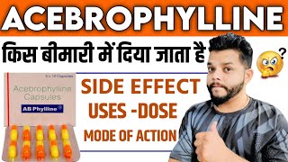 Acebrophylline Tablet UsesMode Of Action Precautions amp Dose In Hindi  Ab Flow Syrup In Hindi [upl. by Ecinue]