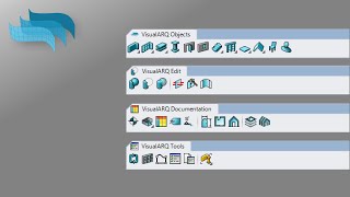 VisualARQ 2 tutorial  01 Toolbars overview [upl. by Peugia]