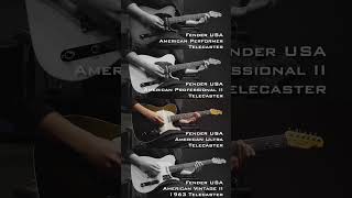 Fender USA Performer Tele vs Pro II Tele vs Ultra Tele vs Vintage II Tele  MarkLettieri  Slugbug [upl. by Sisson]