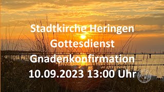 Gottesdienst am 10092023 um 1030 Uhr LIVE in der Stadtkirche HeringenWerra [upl. by Llemij]