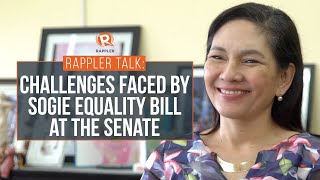 Rappler Talk Risa Hontiveros on the challenges faced by the SOGIE bill at the Senate [upl. by Leitnahs]