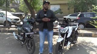 APACHE RTR 200 4V Vs PULSAR 220F  Comparison amp Performance Review Hindi [upl. by Ardnasxela]