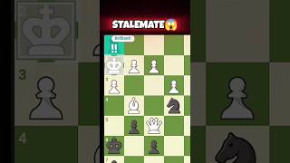 Brilliant TRICK‼️💀‼️ sacrifice stalemate tactics chessgame chess shorts viral [upl. by Etnaud]