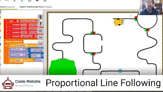 EV3 Proportional Line Follower Open Roberta Labs [upl. by Judus]