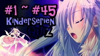 Kinderserien Quiz  Let´s Play   G E R M A N   Teil 1 [upl. by Perrin]