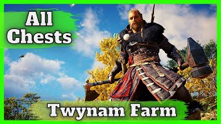 AC Valhalla Twynam Farm Raid River Exe Valhalla River ExeValhalla All Chests Twynam Farm [upl. by Droffilc]