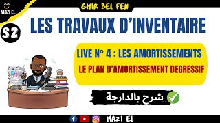 AMORTISSEMENTS session live n°4  lamortissements dégressif [upl. by Ainnet401]