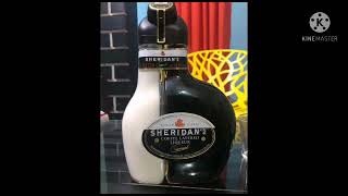 SHERIDAN’S  How to drink sheridan’ s coffee layered liqueur  NB alcohol is injurious to health [upl. by Solim]