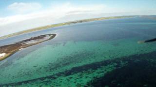 Westray to Papa Westray flight [upl. by Ahseid]