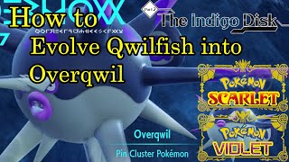 Pokemon Scarlet and Violet  How to Evolve Qwilfish into Overqwil [upl. by Longwood958]