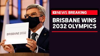 Brisbane parties as city wins rights to host 2032 Olympics  ABC News [upl. by Hales]