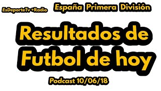 España Primera DivisiónResultados de Futbol de hoy [upl. by Leta]