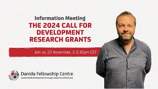 HOW TO APPLY FOR DEVELOPMENT RESEARCH GRANTS – CALL 2024 [upl. by Rammaj682]