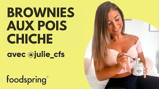 Brownies sains avec juliecfs  foodspring® [upl. by Eitsim]