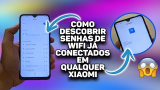 COMO DESCOBRIR A SENHA DOS WIFI JÁ CONECTADAS NO SEU XIAOMI  SEM ROOT [upl. by Brower]