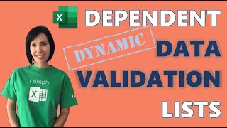 Easy Dynamic Dependent Data Validation Two Ways [upl. by Osithe]