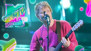 Ed Sheeran quotShiversquot Live  MTV EMA 2021 [upl. by Kaylil]