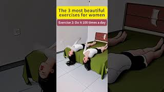 The 3 most beautiful exercises for womenshortsreducebellyfat bellyfatloss athome yoga [upl. by Fregger]