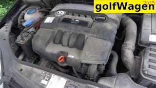 VW Golf 5 MAP sensor locate on petrol engine [upl. by Afra970]