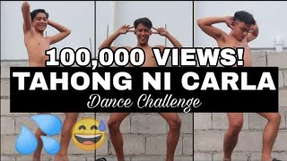 TAHONG NI CARLA Dance Challenge  Kabalbalan Vlogs [upl. by Dnomsaj971]