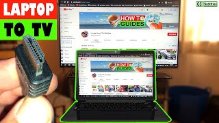 How to connect Laptop to TV with an HDMI Lead [upl. by Alliw]