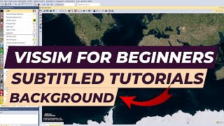 VISSIM Tutorial  Lesson 1  Set up the background [upl. by Dnaloy281]