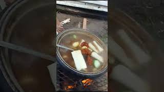 Preparando comida en fogon [upl. by Stochmal]