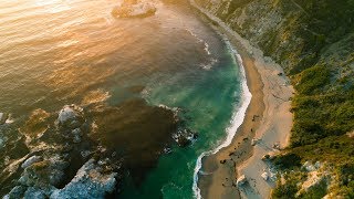 4K DRONE FOOTAGE OF THE MOST BEAUTIFUL SPOT ON CALIFORNIAS COAST [upl. by Bil515]