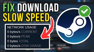 How To Fix Steam Games Slow Download Speed 2024 [upl. by Dennett]