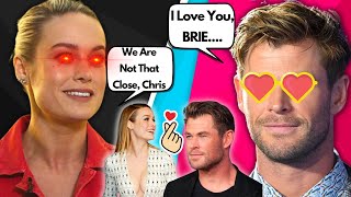 Chris Hemsworth Love Hate Relationship With Brie Larson [upl. by Ebehp]