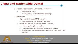 Cigna amp Nationwide Individual Dental Plan Changes [upl. by Rolat144]