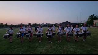 Bluecoats 2023 Drumline  Scene 2 Tracking 6123 [upl. by Lewak]