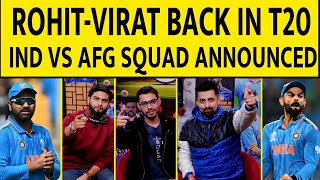 🔴ROHITVIRAT IN SQUAD ANNOUNCED FOR AFGHANISTAN T20 SERIESrohitsharma viratkohli [upl. by Lyrpa275]