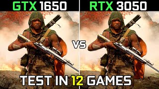 GTX 1650 vs RTX 3050  How Big is the Difference  2022 [upl. by Donall]