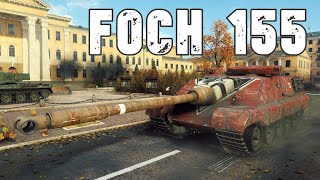 World of Tanks AMX 50 Foch 155  10 Kills [upl. by Nahtnhoj]