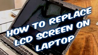 EASY WAY HOW TO FIX A BROKEN LAPTOP LCD SCREEN [upl. by Mariska]