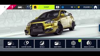 3 First Time Modified Mitsubishi Lancer Asphalt 9 [upl. by Januarius]