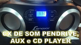 Caixa de som LENOXX BD3160 Unboxing [upl. by Eidnew218]