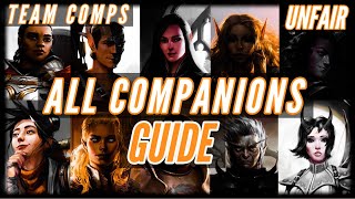 ALL Companions  The ULTIMATE GUIDE  Team Comp and Builds4K  Pathfinder Wrath of the Righteous [upl. by Loleta]