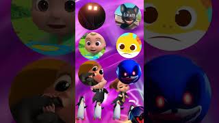 House Head Cartoon Cat Cocomelon Baby Shark Baby Boss Sonic Exe Tiles Hop [upl. by Ayokal]