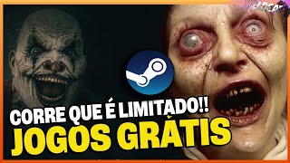 7 JOGOS GRÁTIS PC de TERROR LIBERADO pela STEAM 2023 [upl. by Alleirbag140]