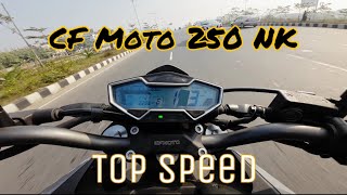 CF MOTO 250 NK TOP SPEED  BANGLADESH  The 2 Wheeler Boy [upl. by Graces]