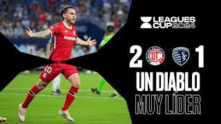 TOLUCA 21 SPORTING KC  El DIABLO sigue con PASO PERFECTO [upl. by Dixie]