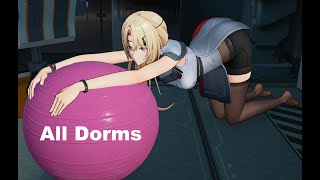 Girls Frontline 2 All standard dorm animations Up to Ullrid [upl. by Simaj]