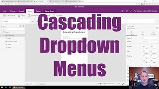 PowerApps Cascading Dropdown  See comments for 2021 version [upl. by Selhorst252]