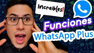 WHATSAPP PLUS FUNCIONES  Que FUNCIONES tiene WHATSAPP PLUS  2023  🔥👀 [upl. by Sunil]